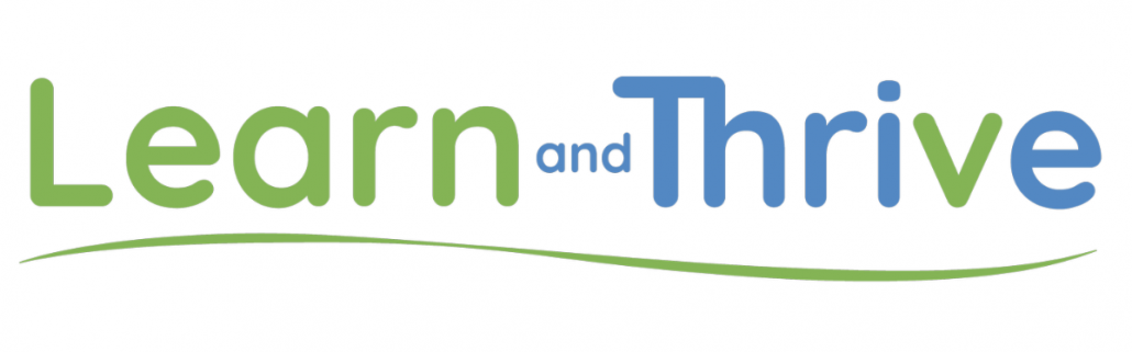 An image showing the logo of charity Learn and Thrive.